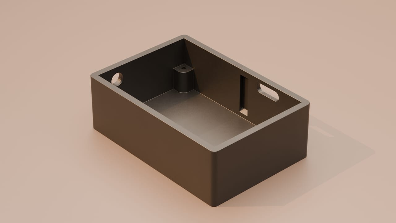 3D model of the housing of the device